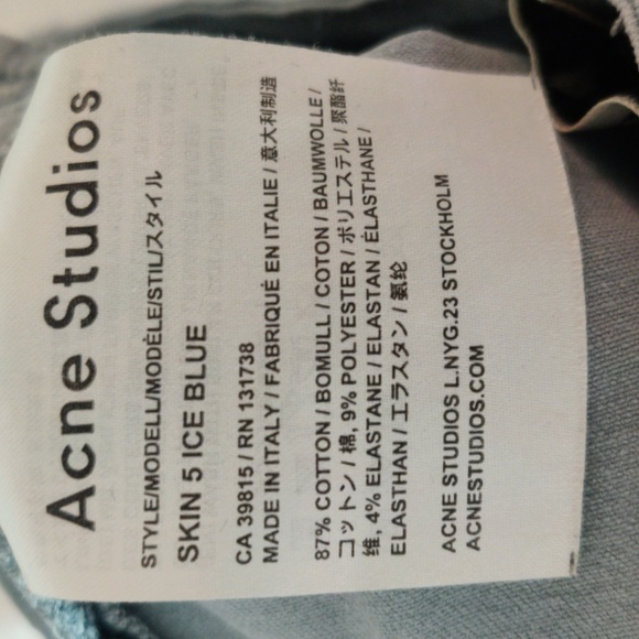 Acne Studios Light Grey Jeans - Picture 11 of 12